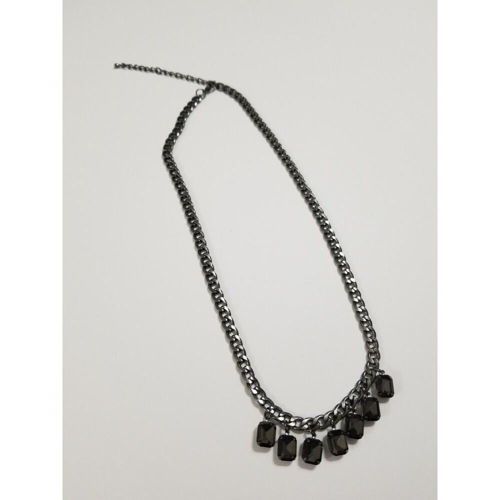 Twenty inch gunmetal necklace with 3 inch extension n287*
